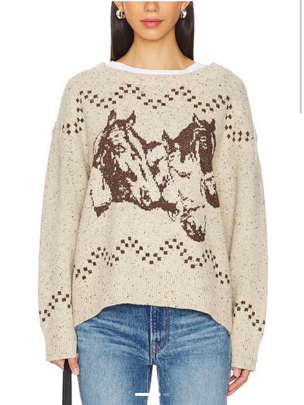 Found x REVOLVE Horse Sweater Womens